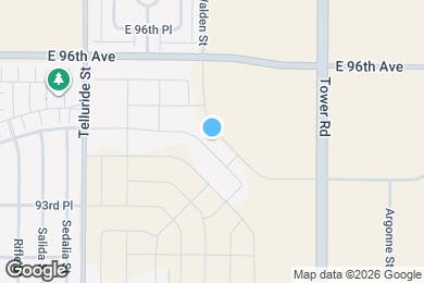 Map image of the property - 9482 Yampa Ct
