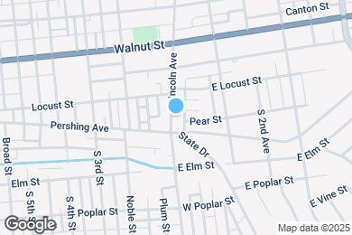 Map image of the property - 408 S Lincoln Ave