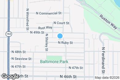 Map image of the property - 5309 N Ruby St