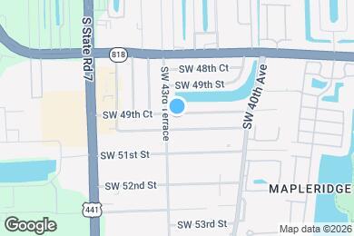 Map image of the property - 4314 SW 49th Ct