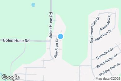 Map image of the property - 4642 Blue River Cove