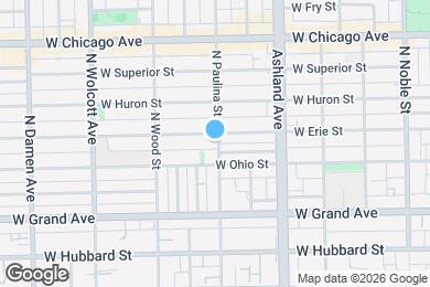 Map image of the property - 616 N Paulina St