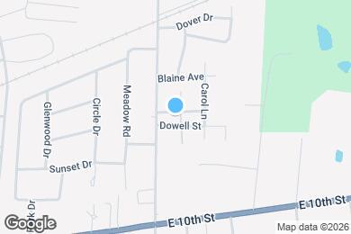 Map image of the property - 1115 Patrick St