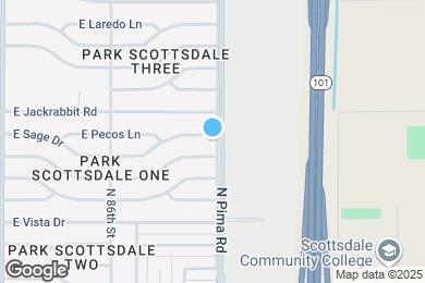 Map image of the property - 8755 E Sage Dr