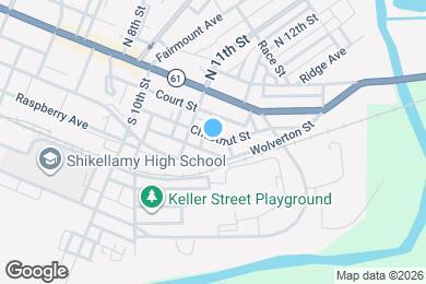 Map image of the property - 1135 Chestnut St