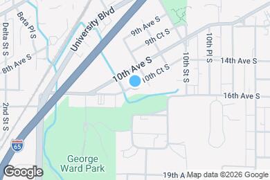 Map image of the property - 513 10th Ct S