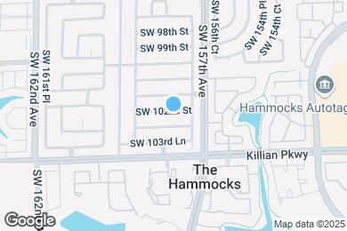 Map image of the property - 15756 SW 102nd St