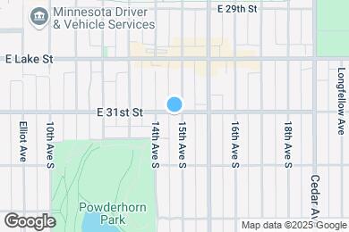 Map image of the property - 3100 15th Ave S