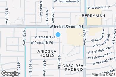 Map image of the property - 8435 W Amelia Ave