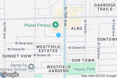 Map image of the property - 7541 W Comet Ave