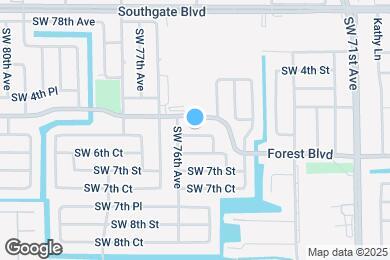 Map image of the property - 7521 SW 6th St