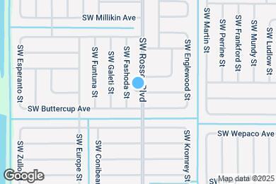 Map image of the property - 3474 SW Rosser Blvd