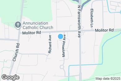 Map image of the property - 1750 N Marywood Ave