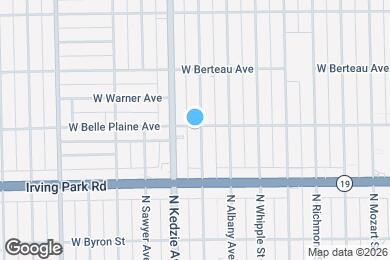 Map image of the property - 4056 N Troy St