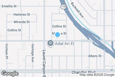 Map image of the property - 12007 Burbank Blvd