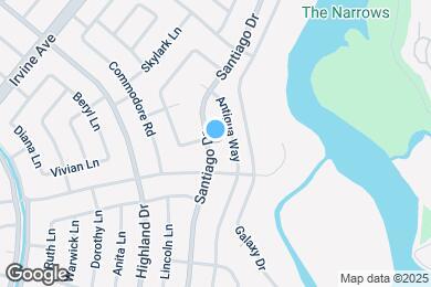 Map image of the property - 1542 Santiago Dr
