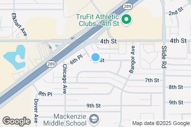 Map image of the property - 5433 6th St