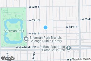 Map image of the property - 5344 S Carpenter St
