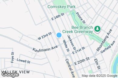Map image of the property - 2236 Central Ave