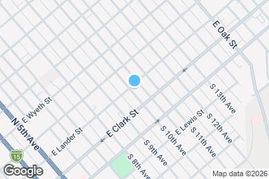 Map image of the property - 254 N 10th Ave