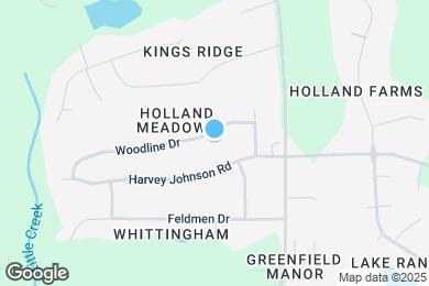 Map image of the property - 1321 Woodline Dr
