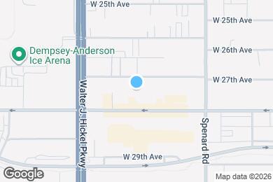 Map image of the property - 1350 W 27th Ave