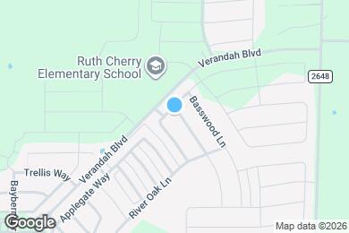 Map image of the property - 1405 Silver Maple Ln