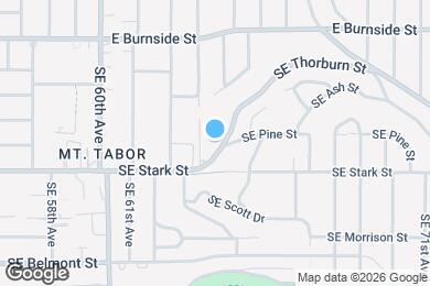 Map image of the property - 6343 SE Thorburn St