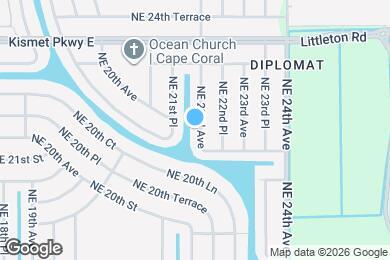 Map image of the property - 2116 NE 22nd Ave