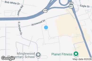 Map image of the property - Arrowood Farms Townhomes