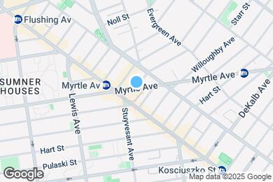 Map image of the property - Spacious 1.5 BED in Bushwick/East Williams...