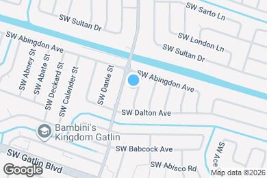 Map image of the property - 2538 SW Dawn St