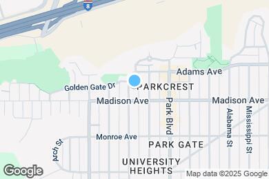 Map image of the property - 4627 Campus Ave