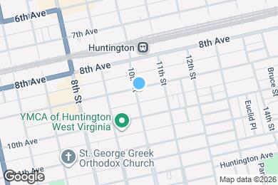 Map image of the property - 1001 9th Ave