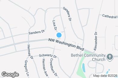 Map image of the property - 1820 NW Washington Blvd