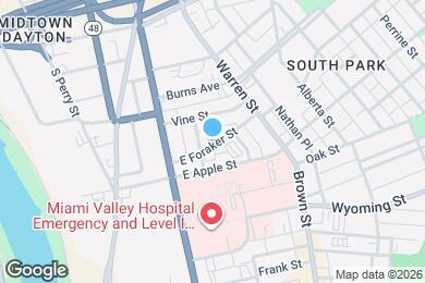 Map image of the property - 115 E Foraker St