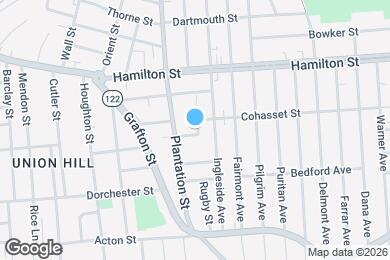 Map image of the property - 5 Cohasset St