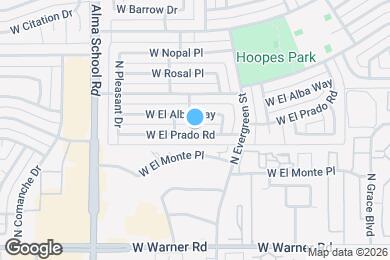 Map image of the property - 728 W El Prado Rd