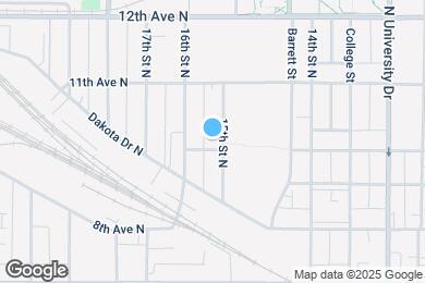 Map image of the property - 1002 15th St N