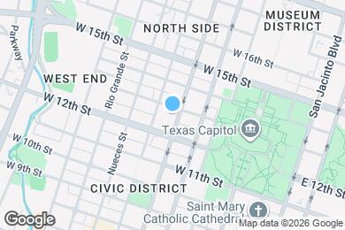 Map image of the property - 1212 Guadalupe St