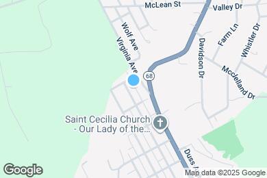 Map image of the property - 711 California Ave