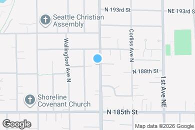 Map image of the property - 18821 Meridian Ave N