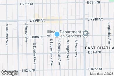 Map image of the property - 625 E 80th St