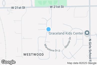 Map image of the property - 1829 Maradona Dr