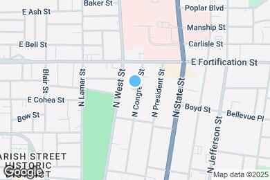 Map image of the property - 909 N Congress St