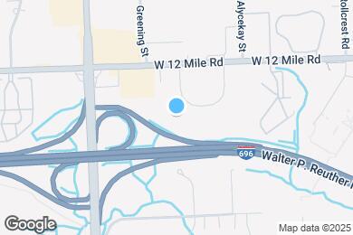 Map image of the property - Furnished Studio-Detroit - Farmington Hills