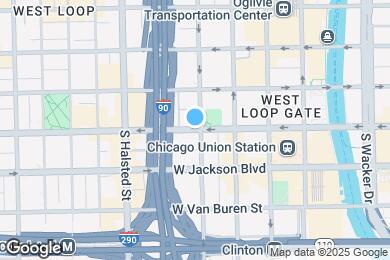 Map image of the property - 709 W Adams St