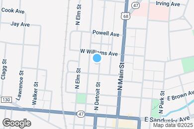 Map image of the property - 413 N Detroit St