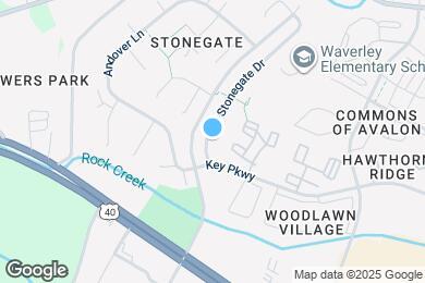 Map image of the property - 108 Stonegate Dr