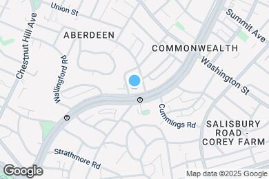 Map image of the property - 1691 Commonwealth Ave